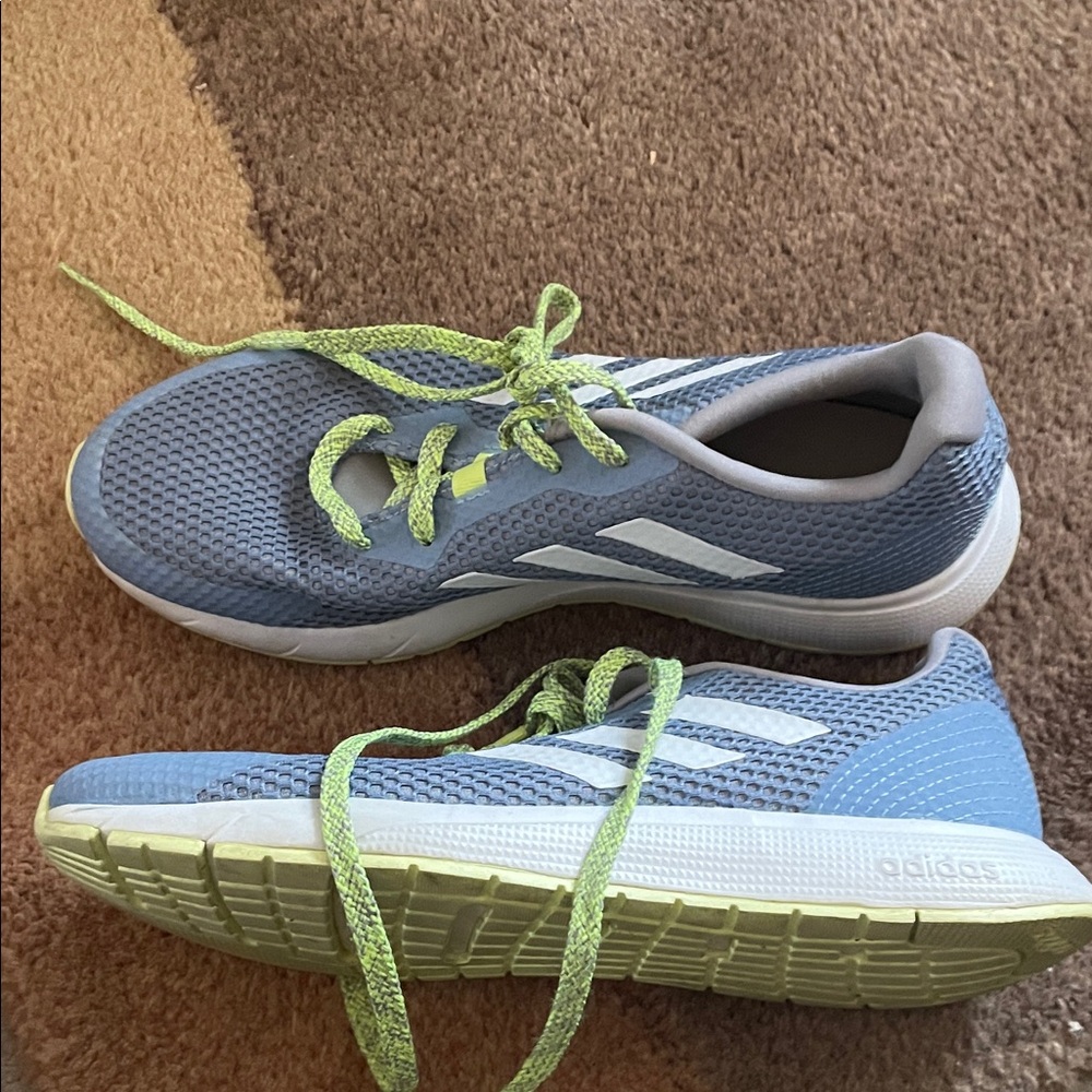 Adidas Women's Athletic Shoes in Blue and Green
